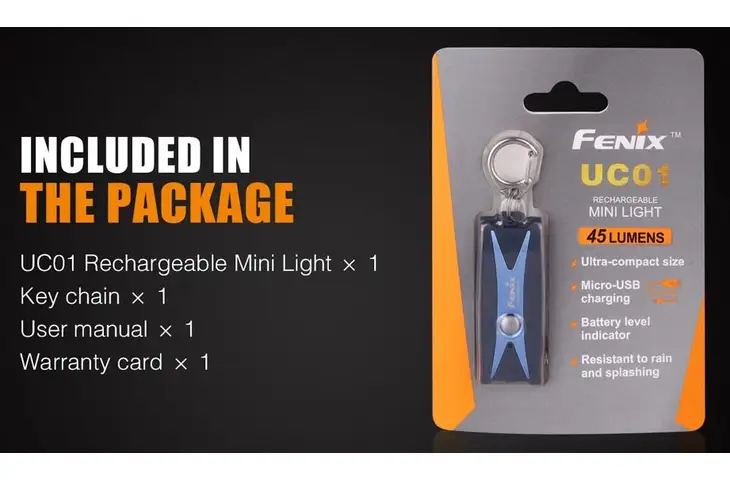 Fenix UC Series Mini Rechargeable Keychain Flashlight - view 6